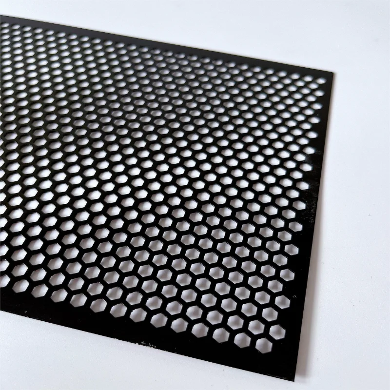 Air outlet aluminum perforated metal protection cover plate long holes combined perforated decorative plate - Image 2