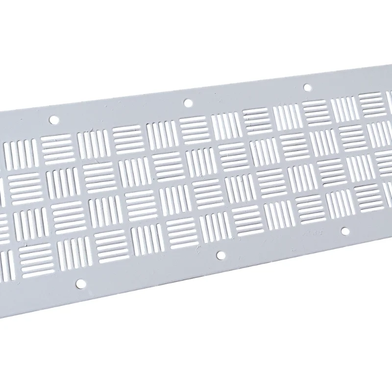 A variety of perforation patterns are combined to customize perforated metal plates - Image 4