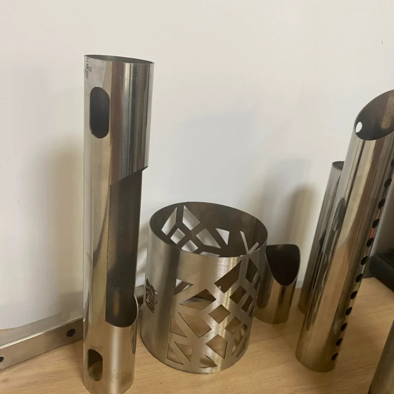 Filter metal pipe cutting hole cutting custom production - Image 4