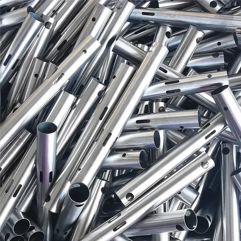 stainless steel tube wall open hole and slots customized processing according to drawings