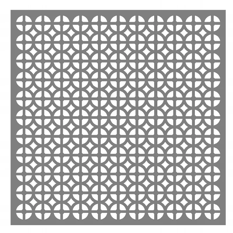 High grade perforated screen sheet metal