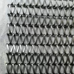 Metal flat wire woven mesh