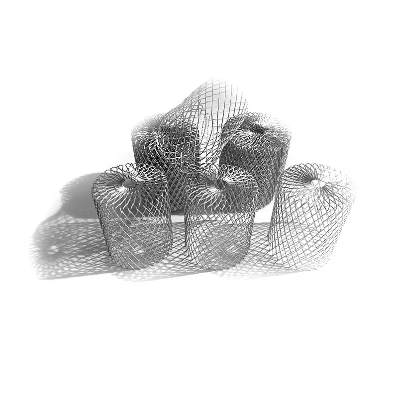 Expandable aluminum metal grid structure for drainage pipe protection