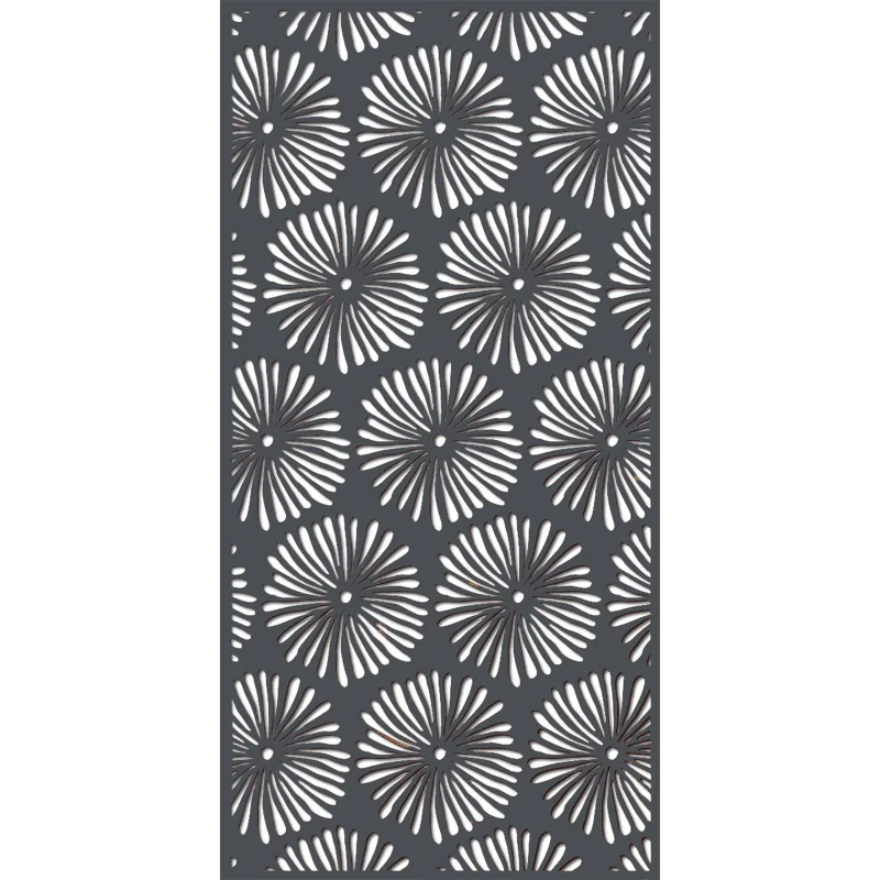 flower metal lase cut panel CNC laser cutting technology production