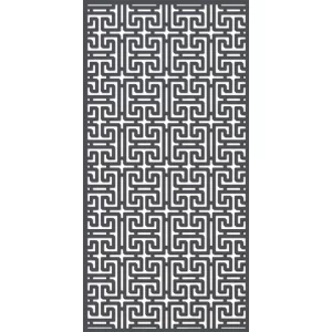 laser cut metal protective shield panel