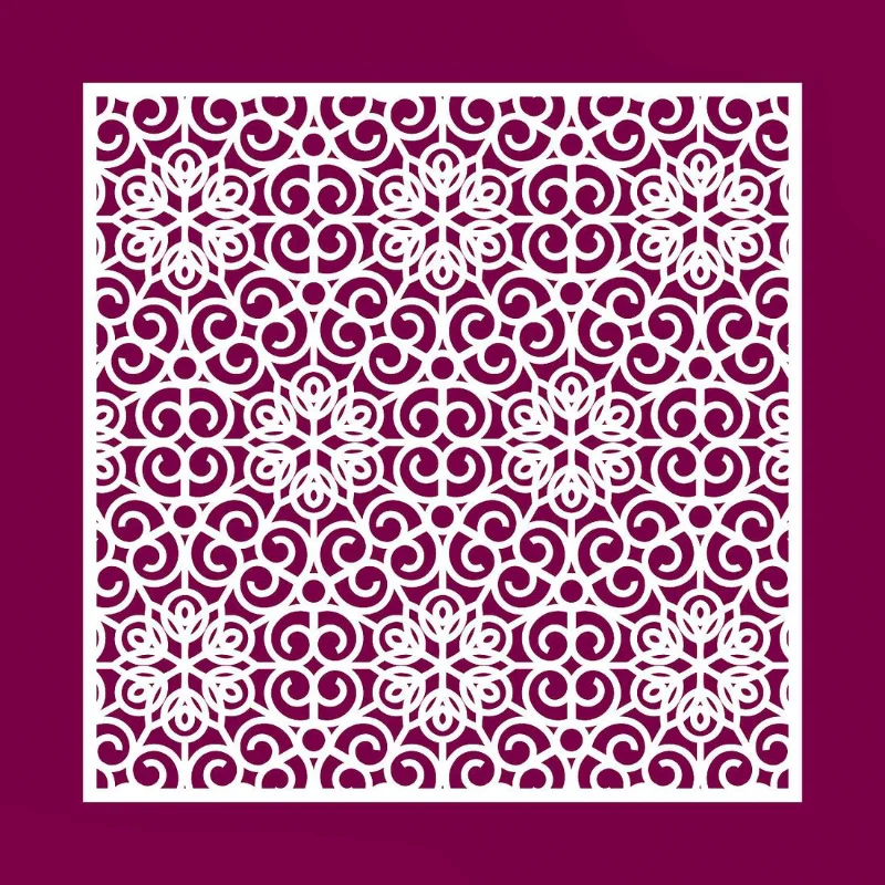 CNC cutting metal screen stainless steel aluminum can be processed - Image 4