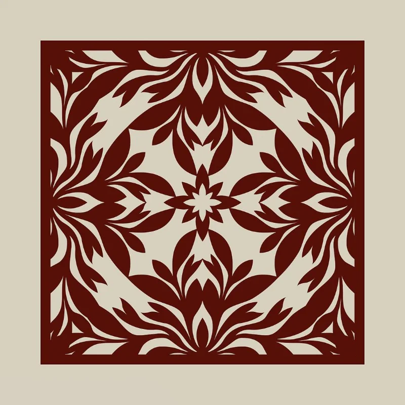 flower metal lase cut panel CNC laser cutting technology production - Image 2