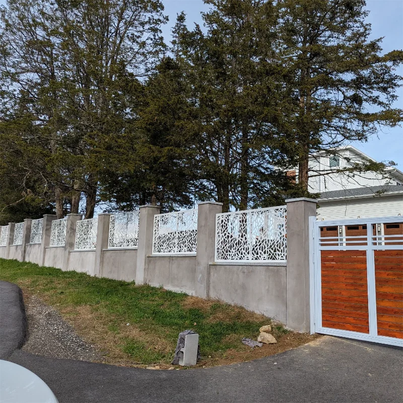 Modern art desgin cut perforated metal plates for architectural decoration - Image 4