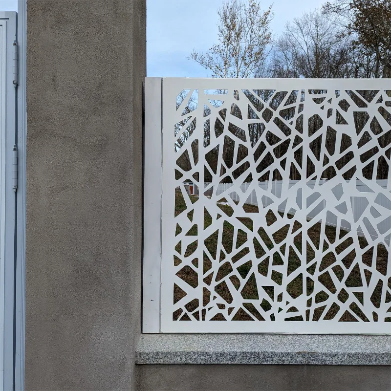 aluminum laser cut panel fence panel - Image 4