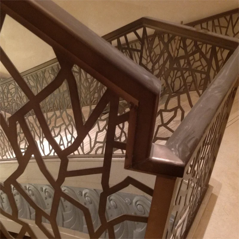 Modern art desgin cut perforated metal plates for architectural decoration - Image 3