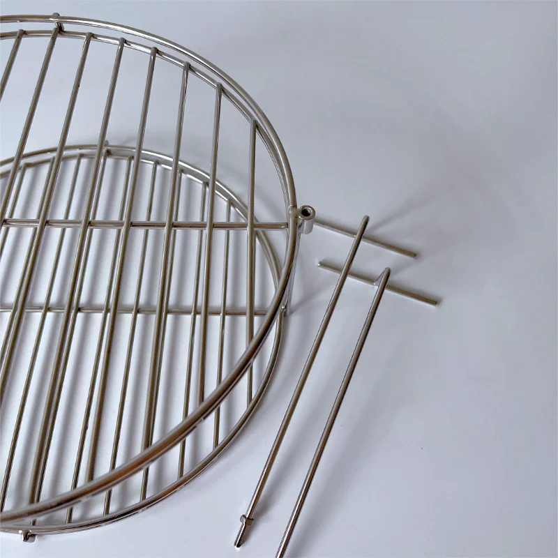 Customized multi-layer stainless steel metal mesh grating with handles/ Food cooling rack - Image 3