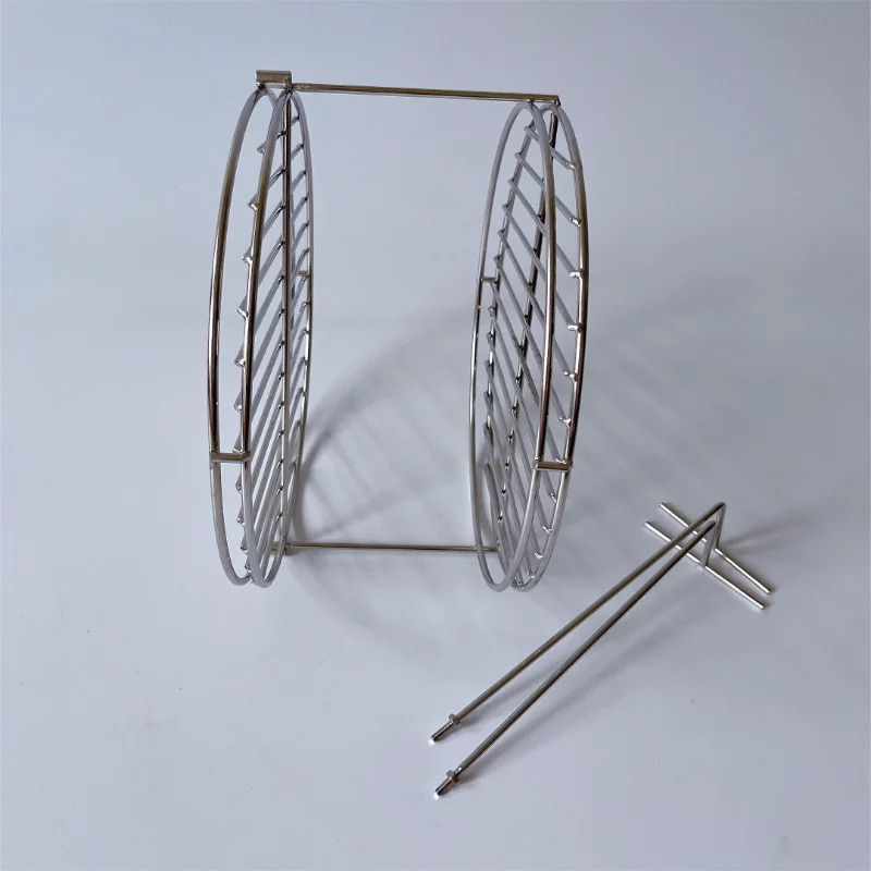 Double-layer detachable metal wire mesh rack for outdoor dining food support - Image 3