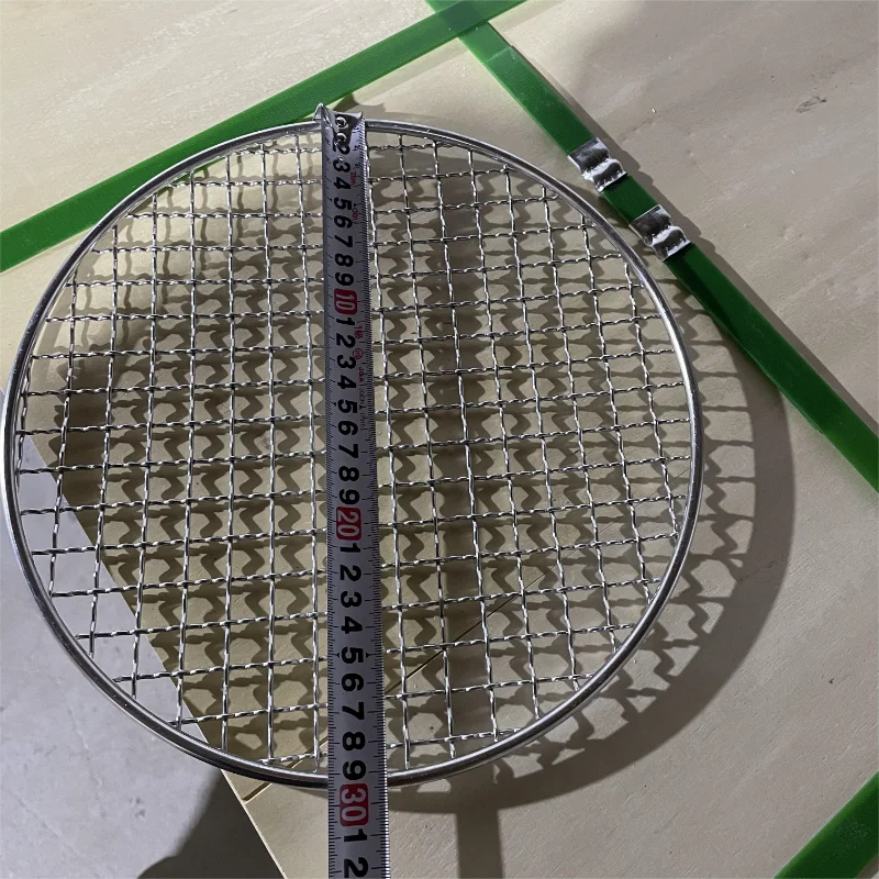 Stainless steel circle charcoal Baking Net/ Round grill accessories - Image 3