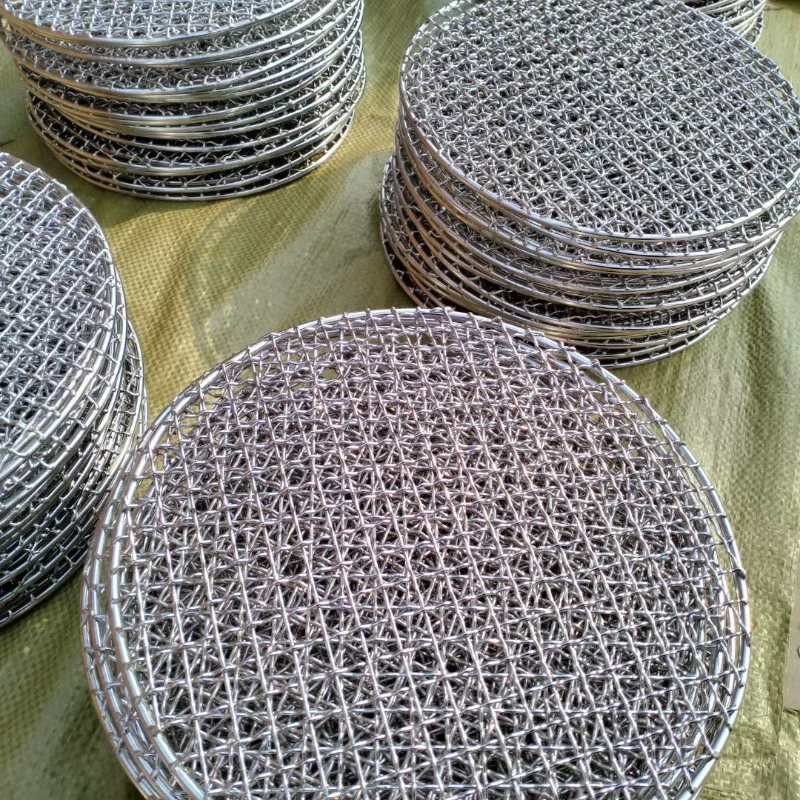 Commercial round baking oven stainless steel metal tray for food baking - Image 2