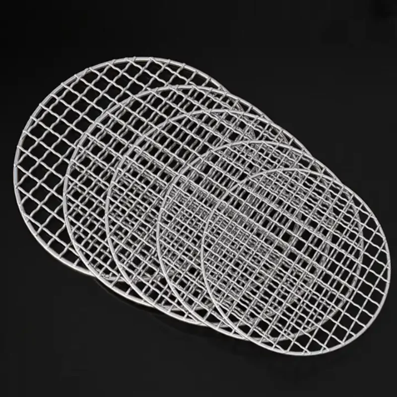 Stainless steel circle charcoal Baking Net/ Round grill accessories
