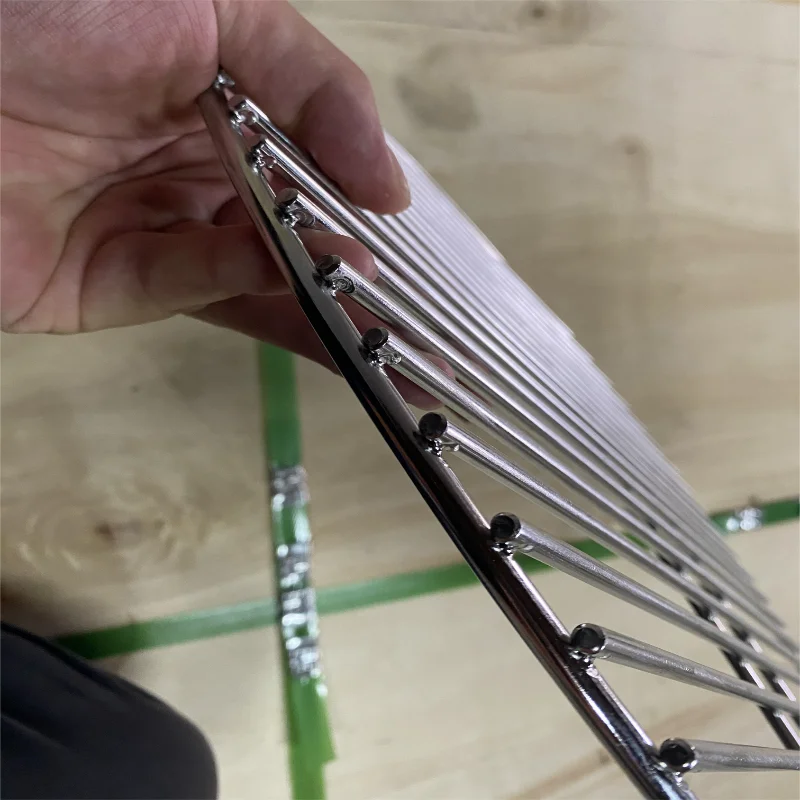 Round Outdoor BBQ Grill Accessories Stainless Steel Wire Mesh Welded Grate - Image 4