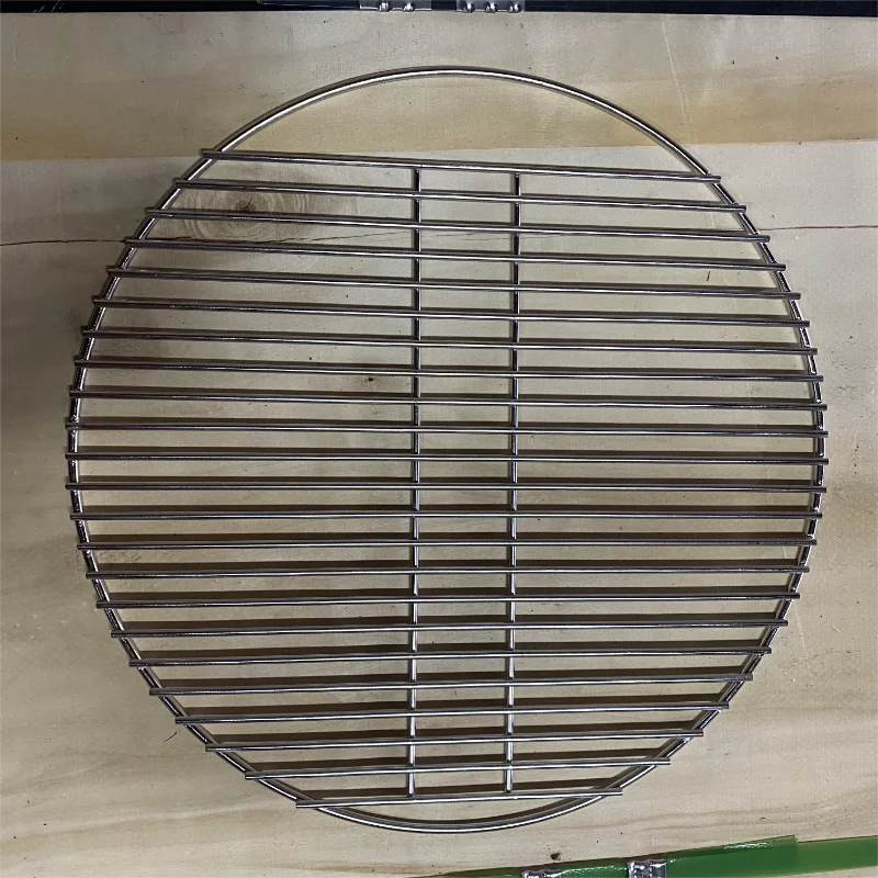Round Outdoor BBQ Grill Accessories Stainless Steel Wire Mesh Welded Grate - Image 2