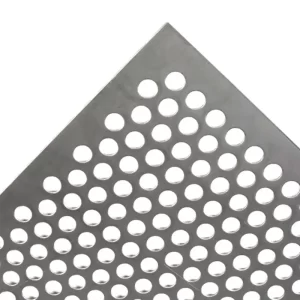Round hole perforated metal sheet