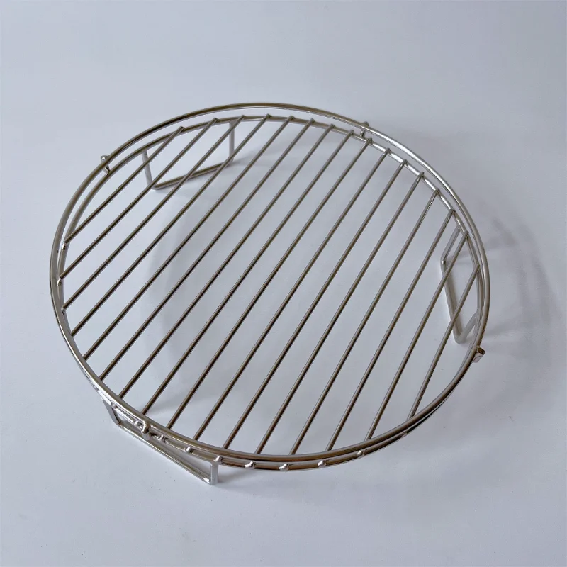 Household stainless steel metal grid food cooling rack tray