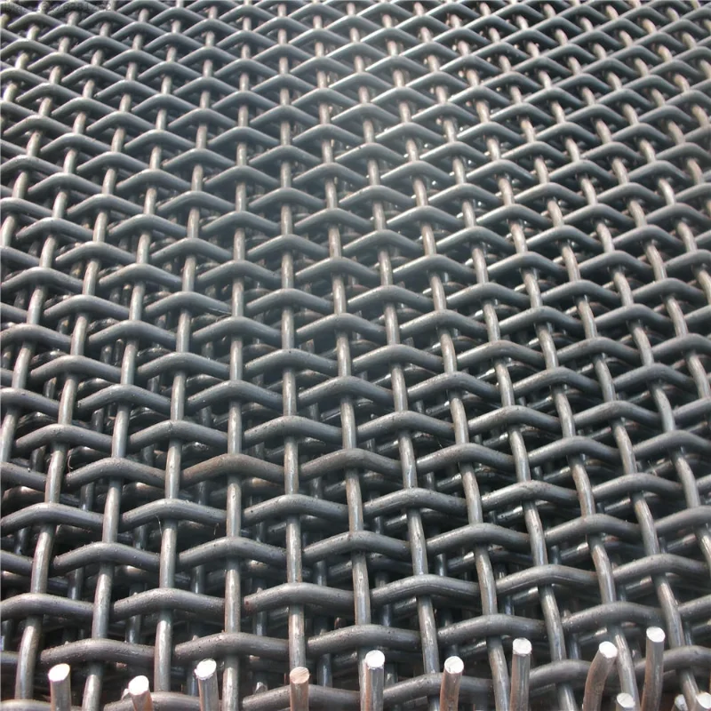 plain weave crimped woven mesh for mining