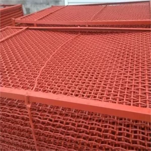 iron metal woven net/panel/roll for sieve ore and sand