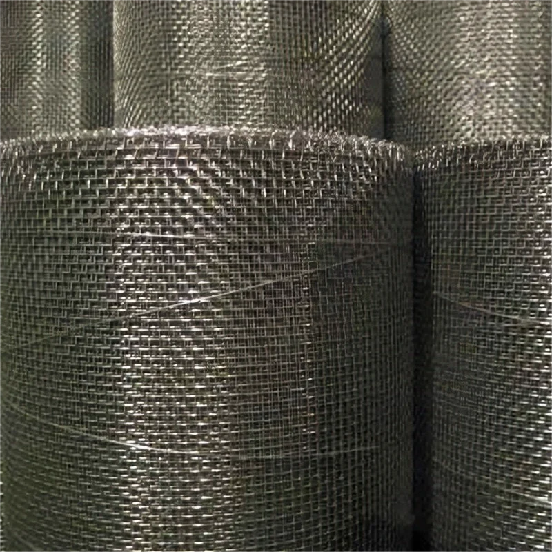 Wrapped edge stainless steel braided mesh overall edge braided mesh