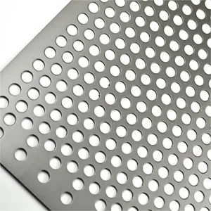 stainless steel round hole perforated metal sheet