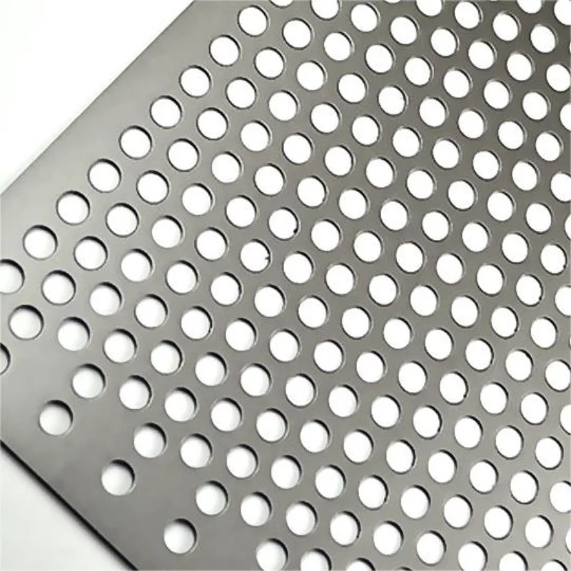 stainless steel round hole perforated metal sheet