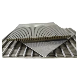 Custom stainless steel slit sieve plate/Trapezoidal wire triangle wire combination welded rigid screening plate