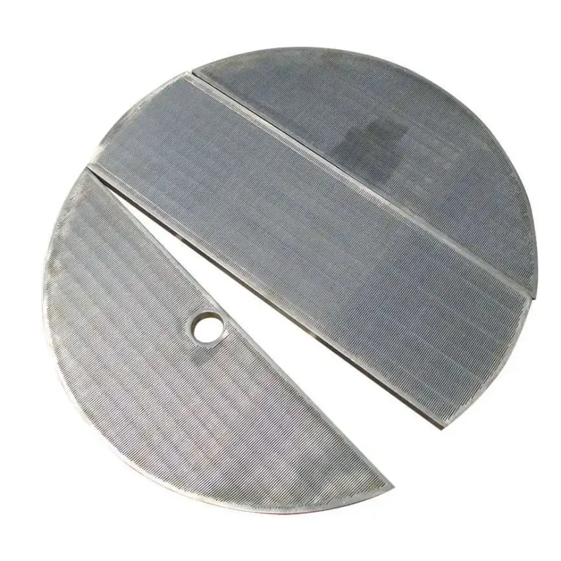 Custom round stainless steel wire wound sieve plate/Wedge-shaped wire seam mesh welded plate - Image 3