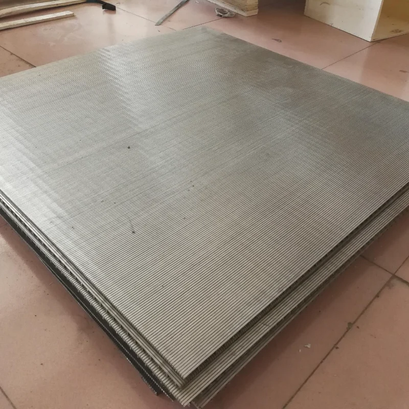 Stainless steel slit screen/Wedge mesh filter/Arc screen welding screen filter plate