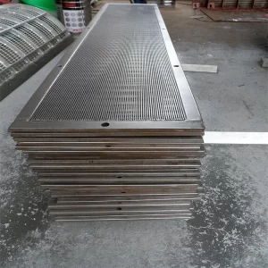 Custom wedge slit sieve plate/Trapezoidal wire screen plate