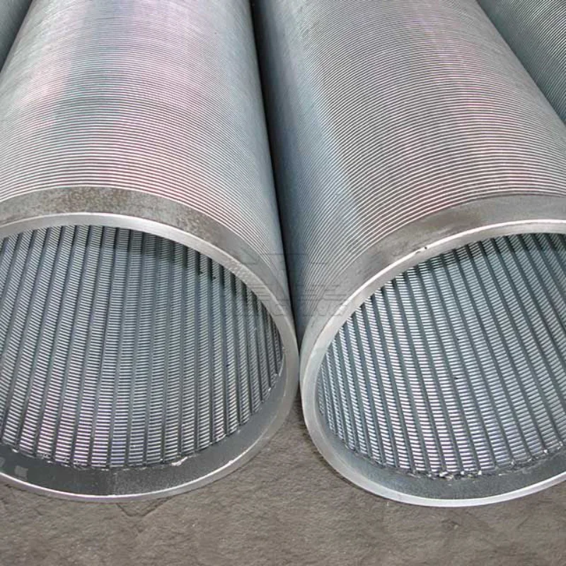 Custom filter cylinder sieve/trapezoid、Wedge-shaped stainless steel wire wrapped wire welded strip seam mesh tube - Image 3