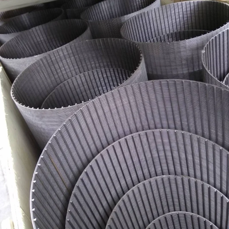 304 spiral wire extruded filter barrel、Dry and wet separator sieve barrel - Image 3