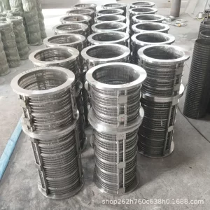 Stainless steel high pressure filter tube, trapezoidal triangular wire wound screen
