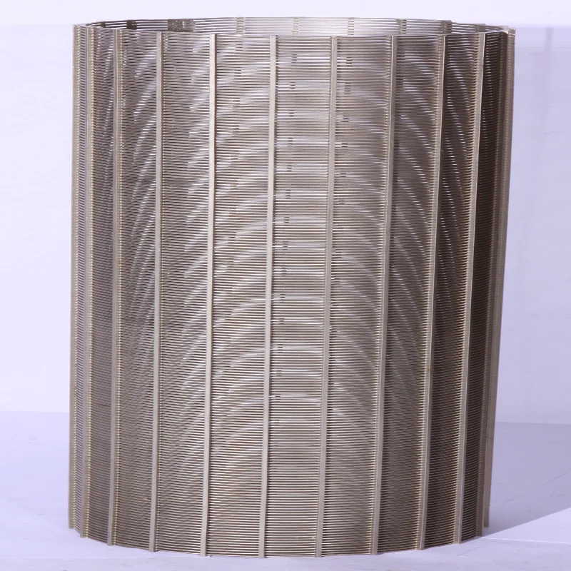 Custom industrial centrifugal filter separator stainless steel filter element/Trapezoidal wire seam mesh barrel/tube - Image 2