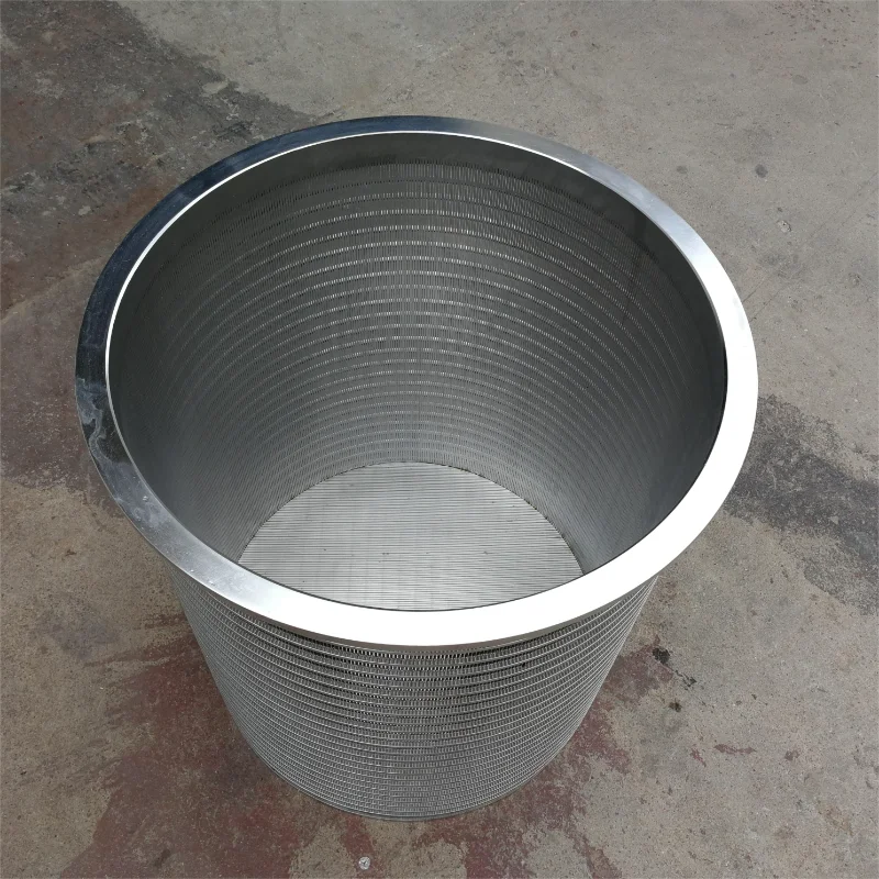 Custom stainless steel wedge slit mesh filter element/Self-cleaning filter rigid cartridge - Image 3