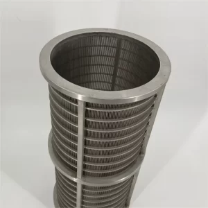 Dehydrator special cylinder filter net Stainless steel wedge wire