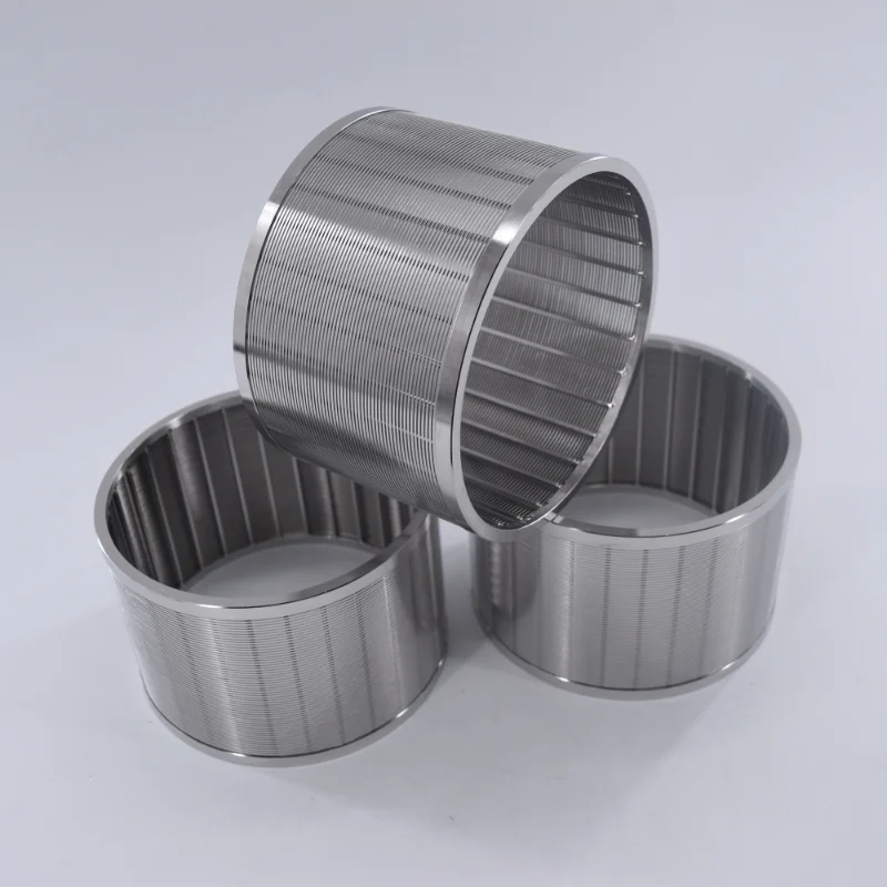 Custom positive and negative filter trapezoidal wire cylinder screen, wire winding screen