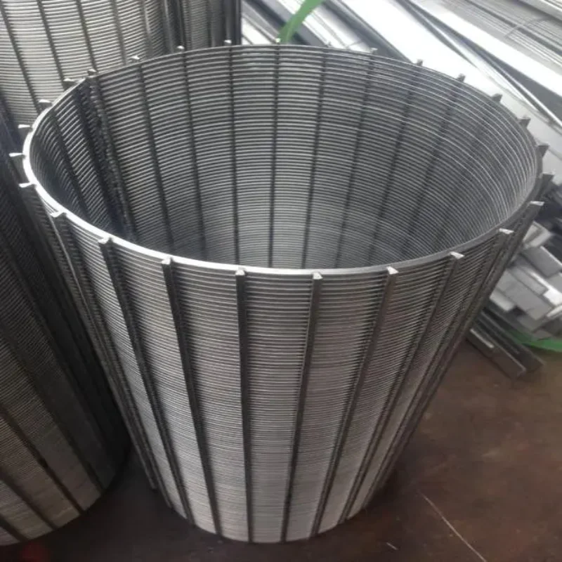 304 spiral wire extruded filter barrel、Dry and wet separator sieve barrel - Image 4