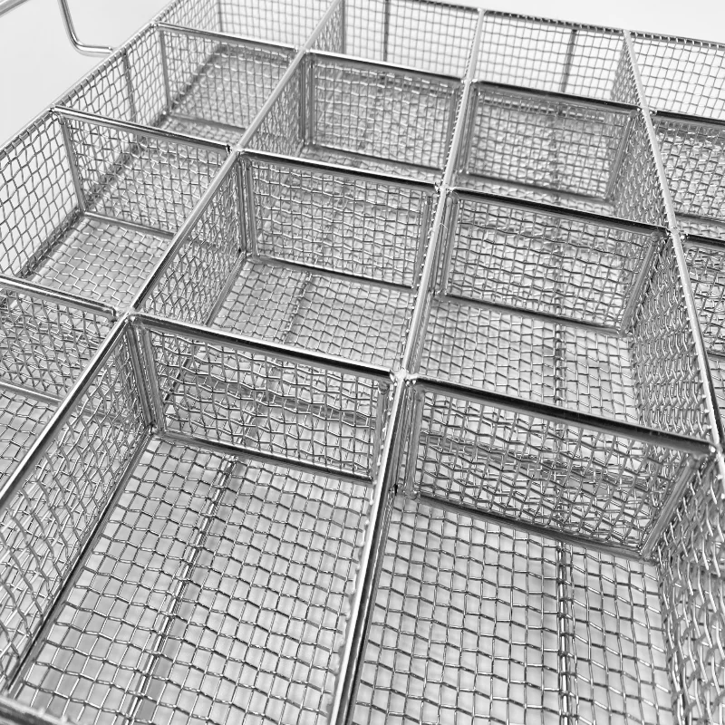 Stainless steel wire woven mesh basket can be produced in customized shapes - Image 3