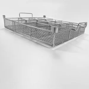 Multi-grid segmentation stainless steel wire metal mesh basket/ braided welded assembled metal mesh basket