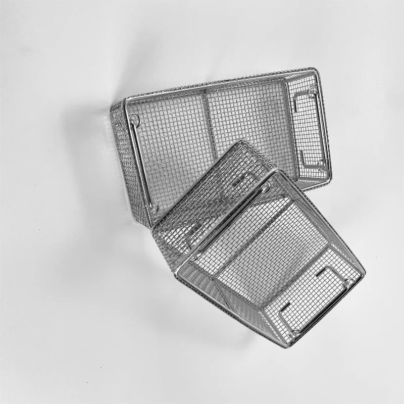 Stainless steel corrosion-resistant medical material sterilization basket /sterilization container /cleaning container - Image 4