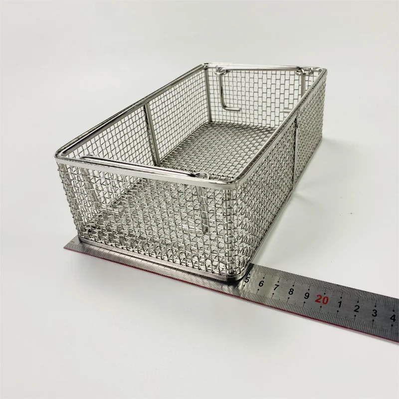 Multi-grid segmentation stainless steel wire metal mesh basket/ braided welded assembled metal mesh basket - Image 4