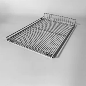 Refrigerator tiered stainless steel mesh storage containers