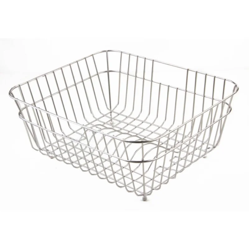 Drying Basket Stainless Steel Rectangle Kitchen Supply - Image 2
