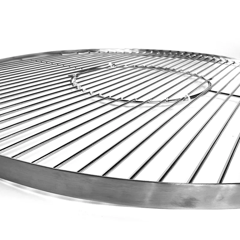 Stainless steel wire welded round fire pit fitting grill - Image 3