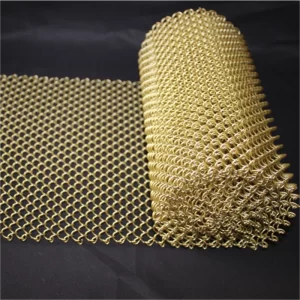 metal paint woven decoration mesh