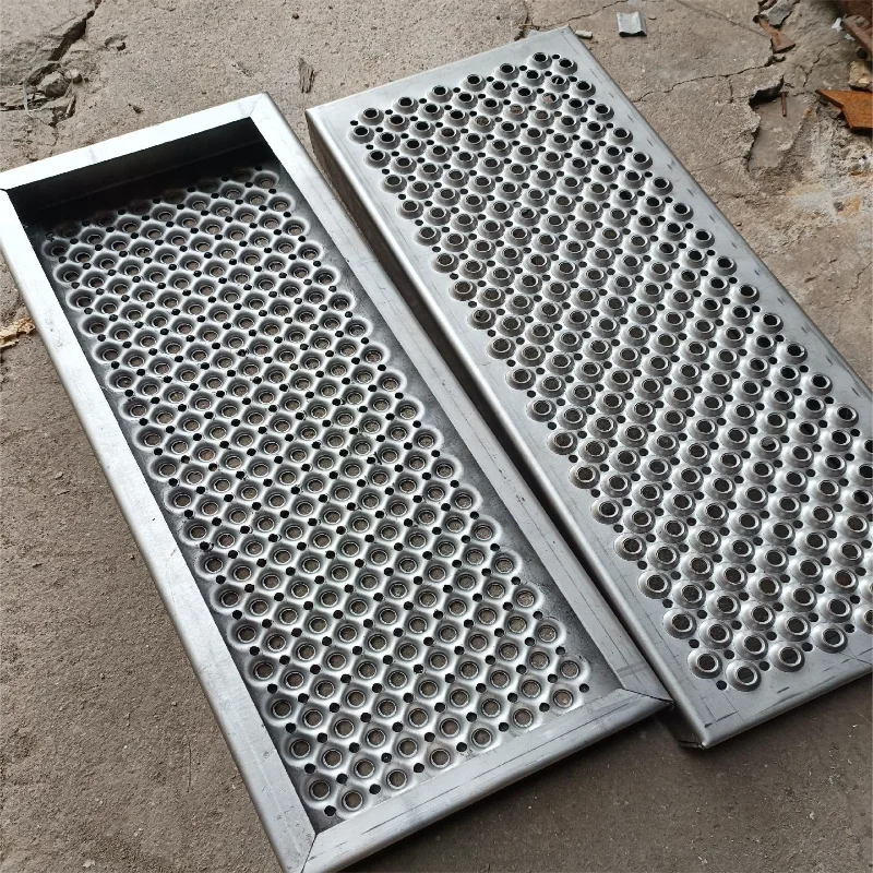 Stainless steel perforated non-slip stair tread plate