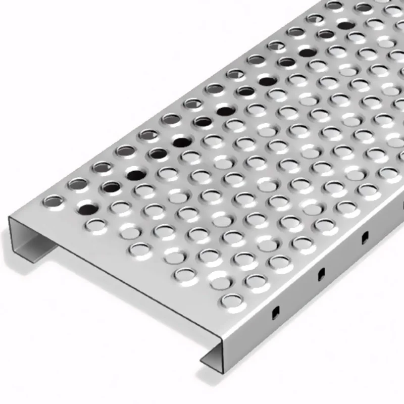 Alligator mouth shape perforated steel stair tread plate - Image 4